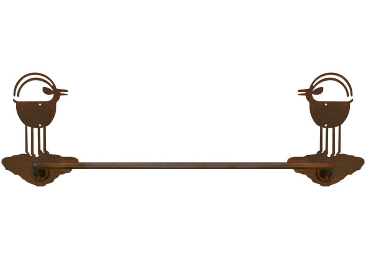 27" Ram Goat Metal Towel Bar