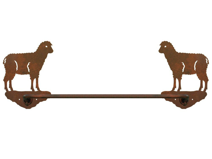 27" Sheep Metal Towel Bar