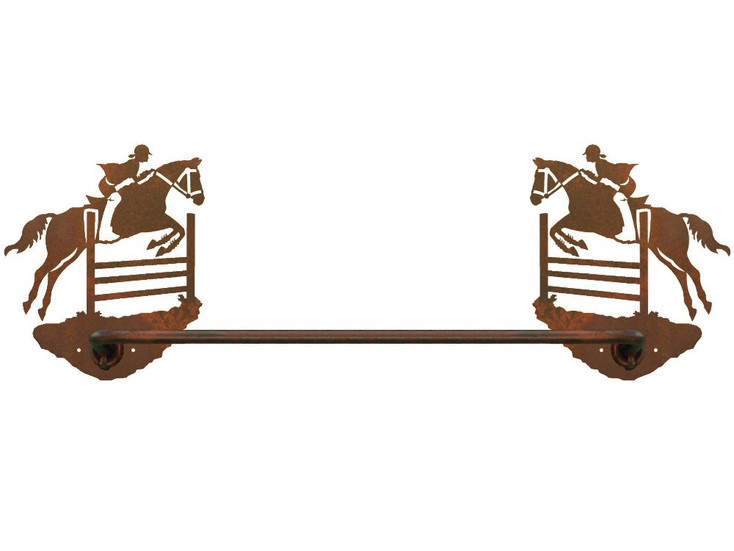 27" Equestrian Show Jumping Metal Towel Bar