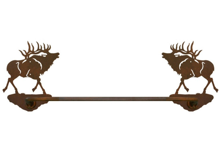 18" Elk Metal Towel Bar