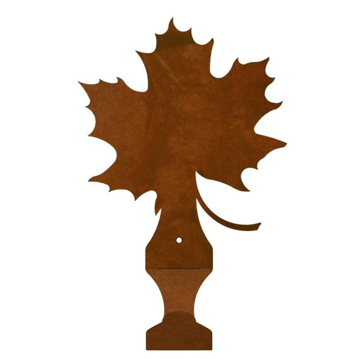 Maple Leaf Metal Drape Rod Holders