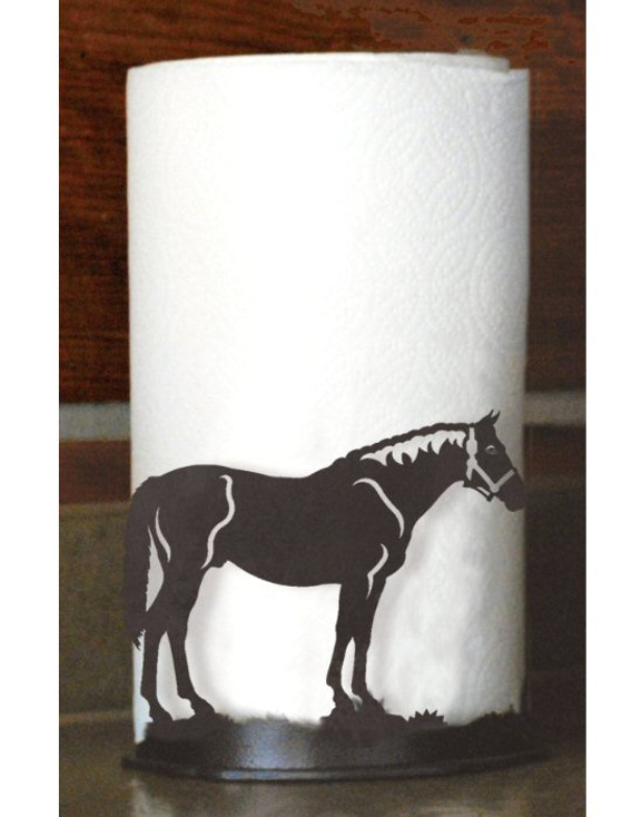 Bay Horse Metal Paper Towel Holder