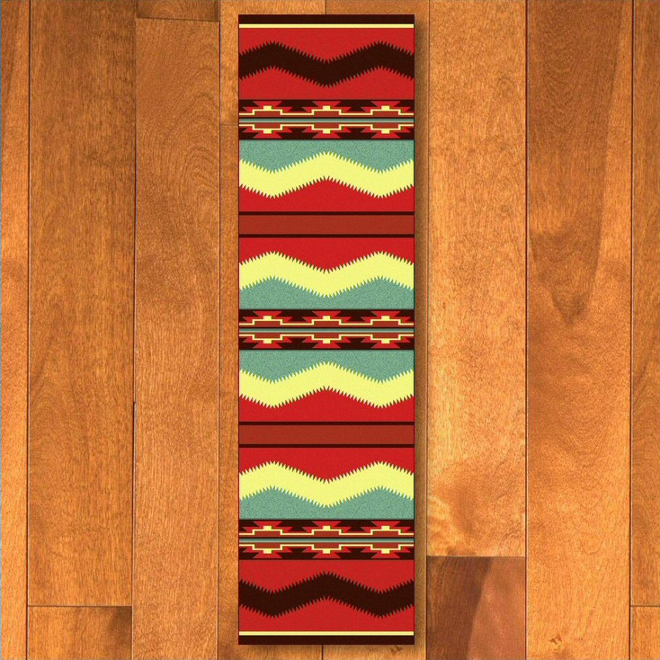 2' x 8' Scout Fiesta Southwest Rectangle Runner Rug