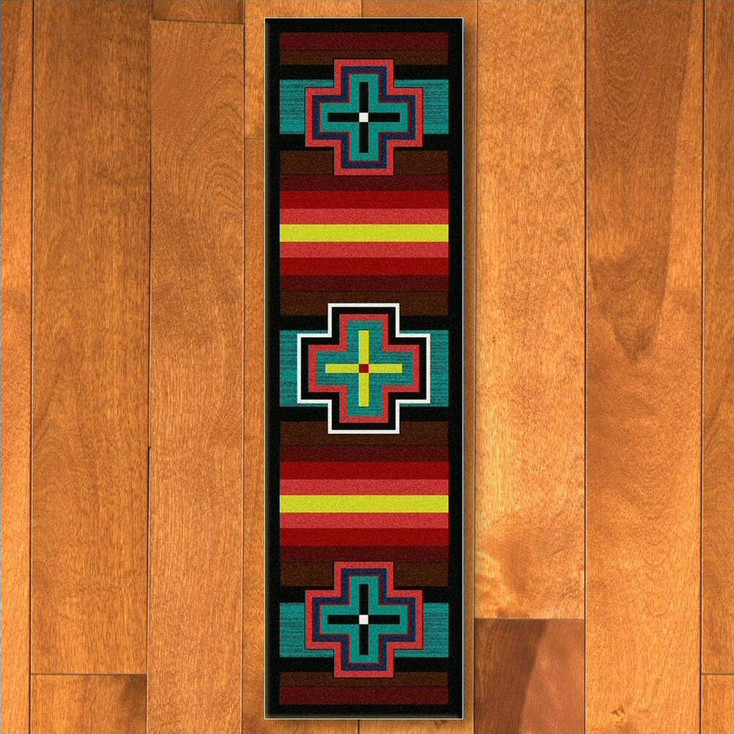 2' x 8' Bounty Bright Southwest Rectangle Runner Rug