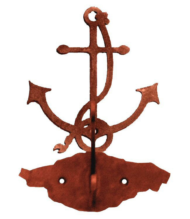 Anchor Double Metal Wall Hook