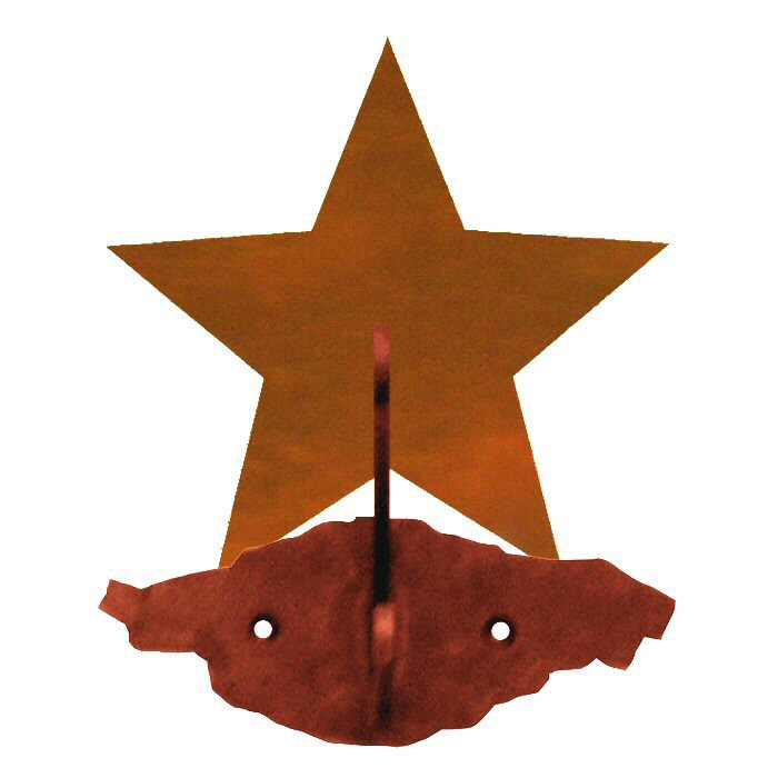 Eastern Star Double Metal Wall Hook