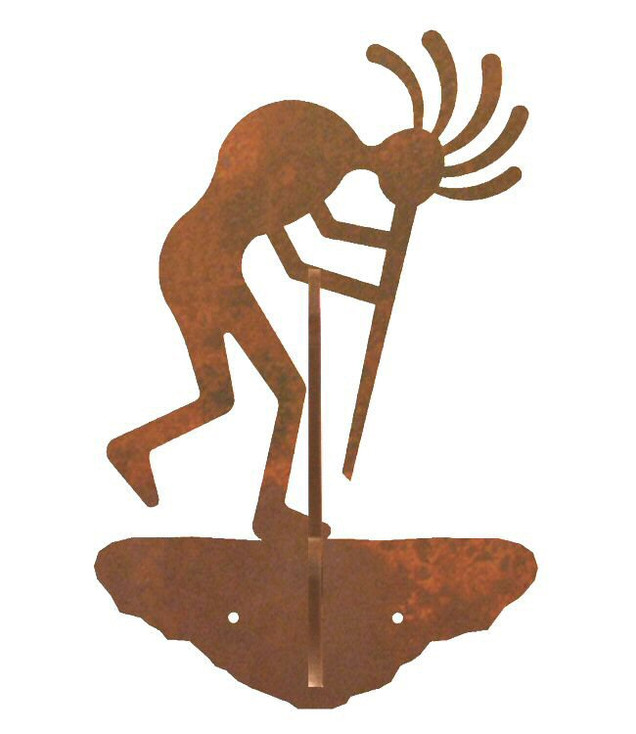 Kokopelli Double Metal Wall Hook
