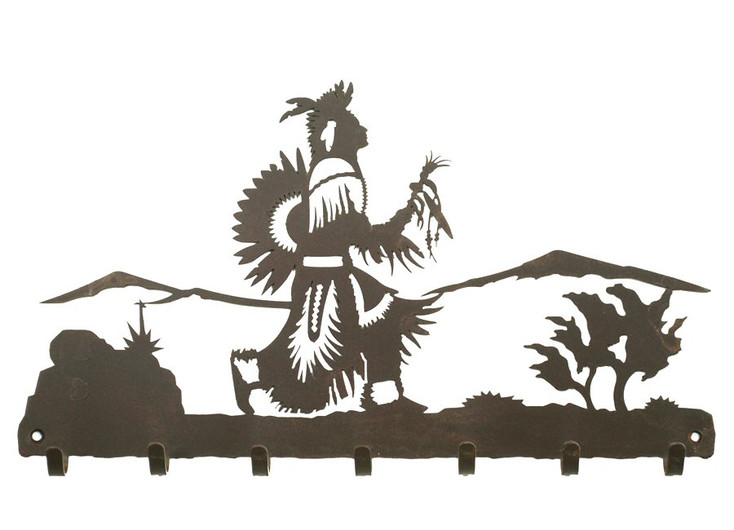 Rain Dancer Metal Wall Key Rack