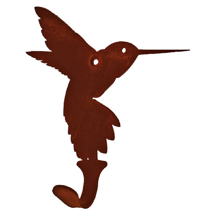 Hummingbird Small Single Metal Wall Hook