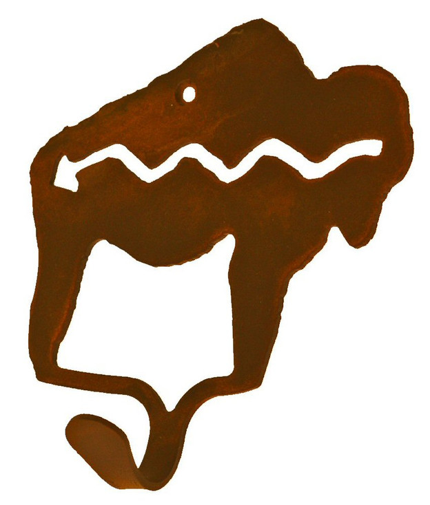 Fetish Buffalo Small Single Metal Wall Hook