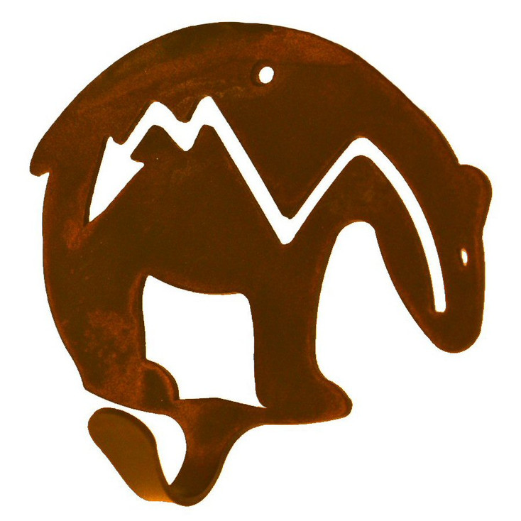 Fetish Bear Small Single Metal Wall Hook