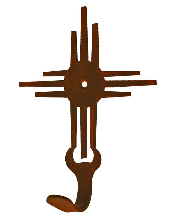 New Mexico Sun Small Single Metal Wall Hook