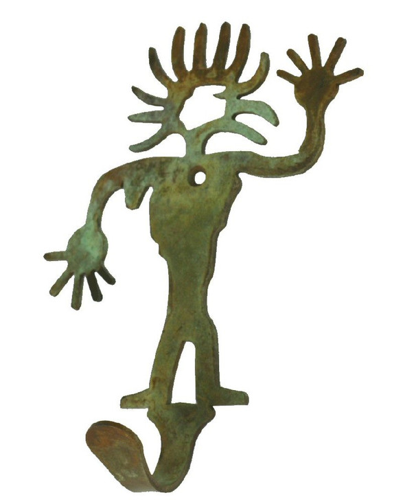 Sun Head Man Small Single Metal Wall Hook