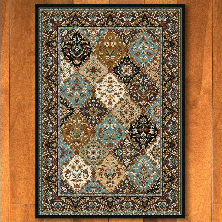 3' x 4' Badillo Multi Color Traditional Rectangle Scatter Rug