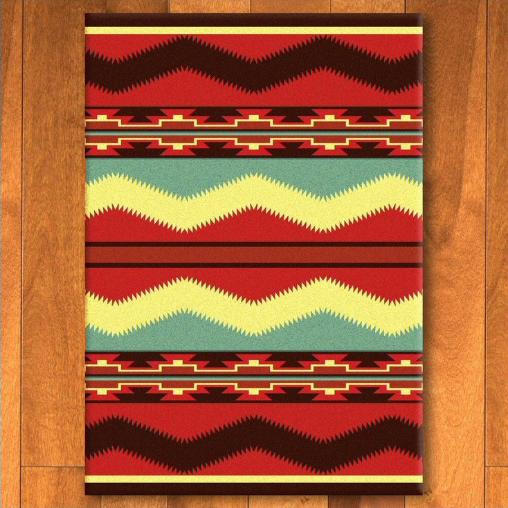 3' x 4' Scout Fiesta Southwest Rectangle Scatter Rug