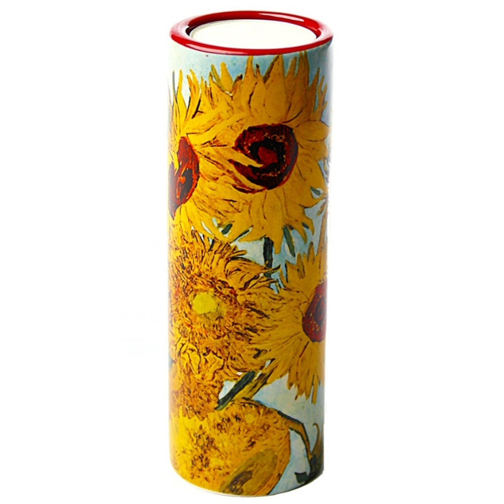 Sunflowers Ceramic Tea Light Candle Holder by Van Gogh