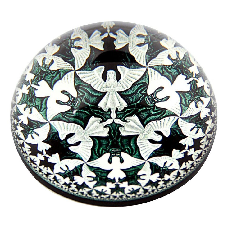 Angels and Devils Interlocking Tessellation Paperweight by M.C. Escher