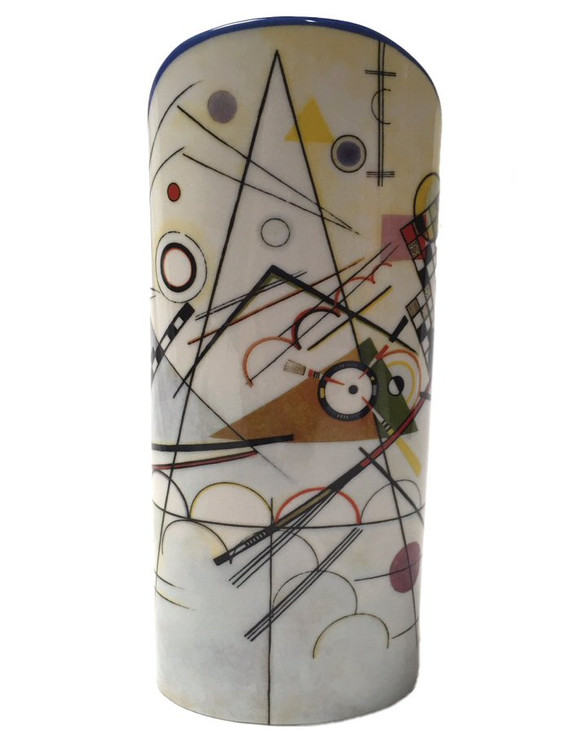 Kandinsky Modern Art Ceramic Vase by Kandinsky