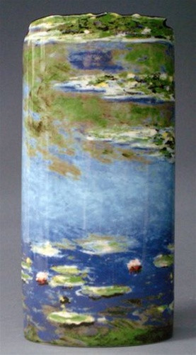 Water Lilies Flowers Ceramic Vase by Monet