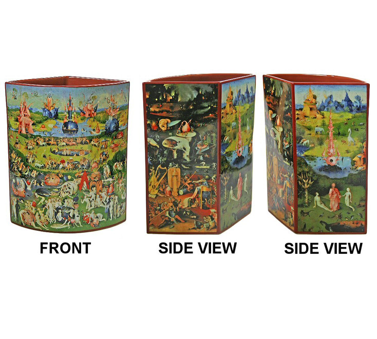Garden of Earthly Delights Ceramic Vase by Bosch