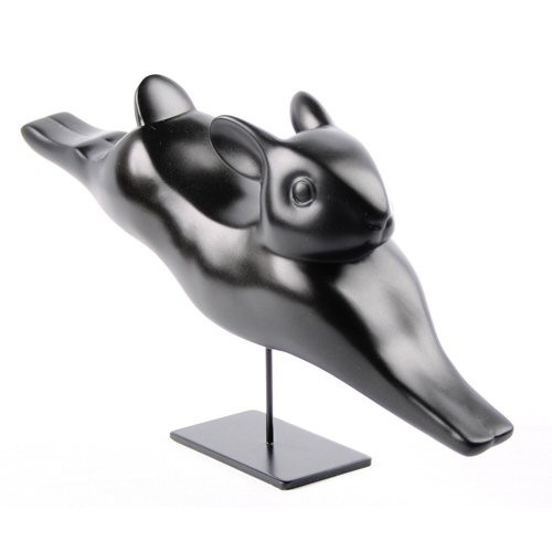Running Rabbit Lapin Courant Statue by Francois Pompon