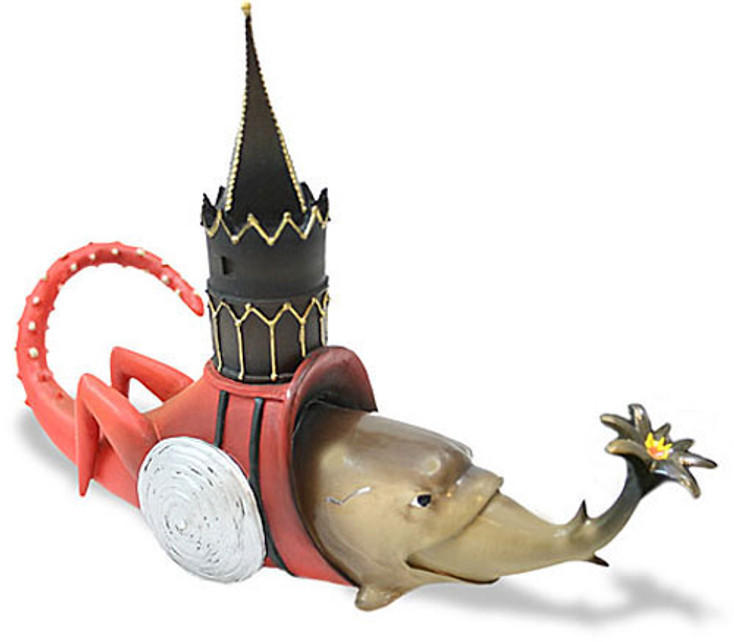 Fish with Tower from Temptation of St Anthony Statue by Bosch