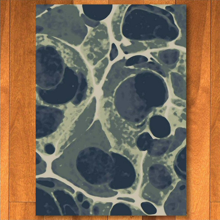 4' x 5' Deep Sea - Sea Foam Rectangle Rug