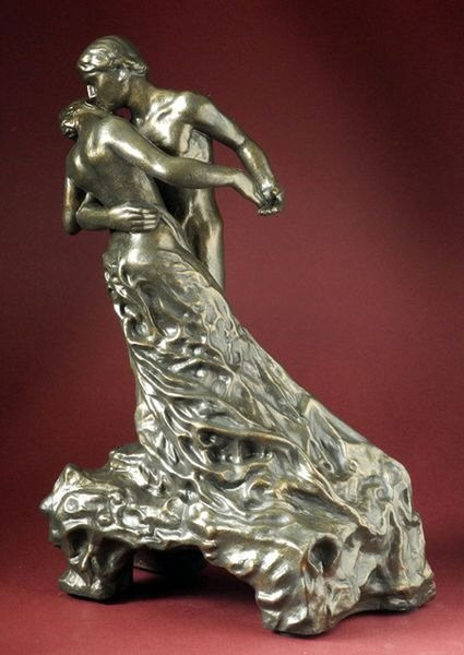 Large The Waltz Statue by Camile Claudel