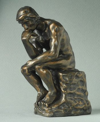 Miniature The Thinker Statue by Auguste Rodin