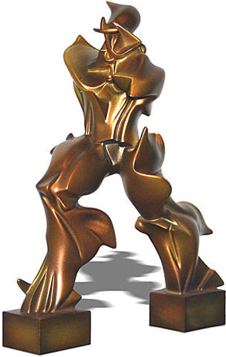 Futuristic Man Statue by Boccioni