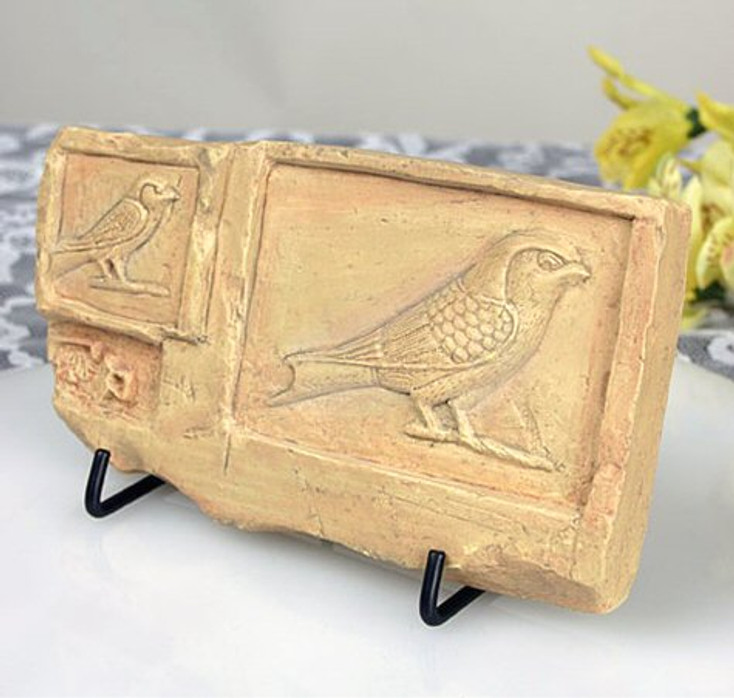 Swallow Bird Egyptian Wall Plaque with Stand