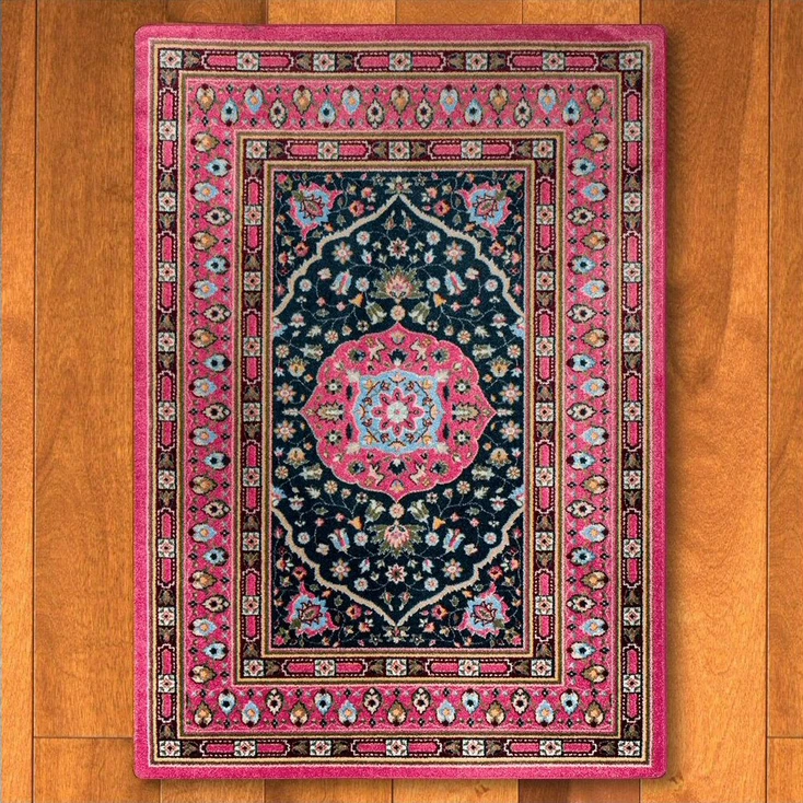4' x 5' Zanza Cardinal Persian Style Rectangle Rug