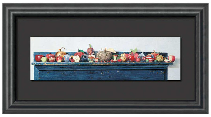 An Apple a Day Float Mount Framed Art Print Wall Art