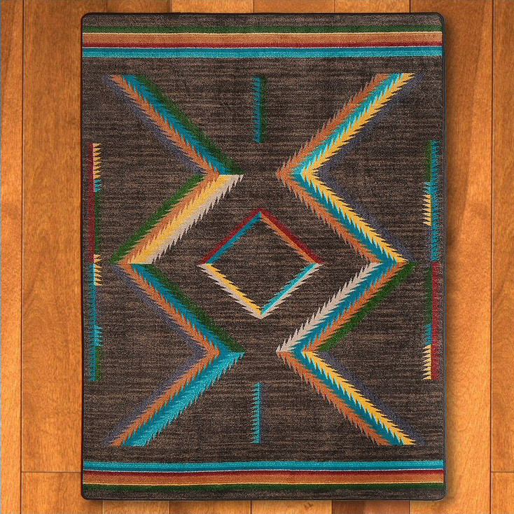 5' x 8' Hour Glass Bright Southwest Rectangle Rug