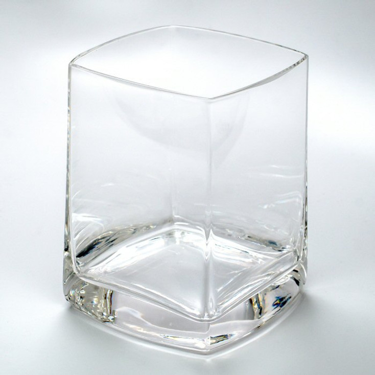 Quadrat Romanian Crystal Water Glasses, Set of 4