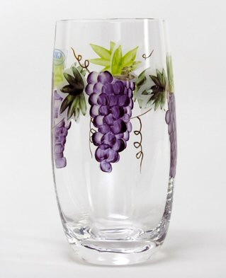 Bacchus Romanian Crystal Hi Ball Glasses, Set of 4