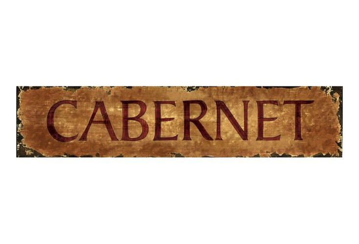 Custom Cabernet Vintage Style Metal Sign