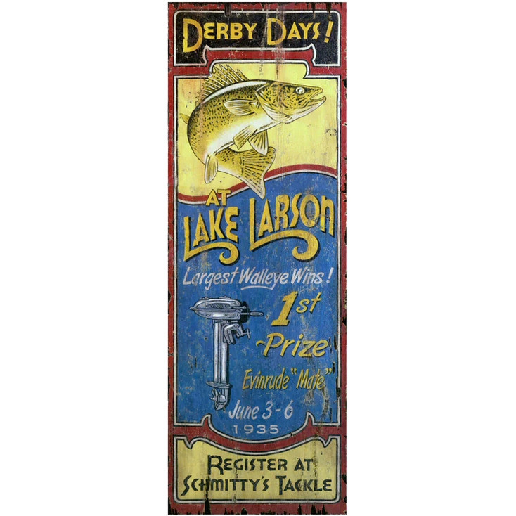 Custom Evinrude Vintage Style Metal Sign