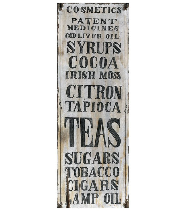 Custom Assorted Patent Medicines Vintage Style Metal Sign