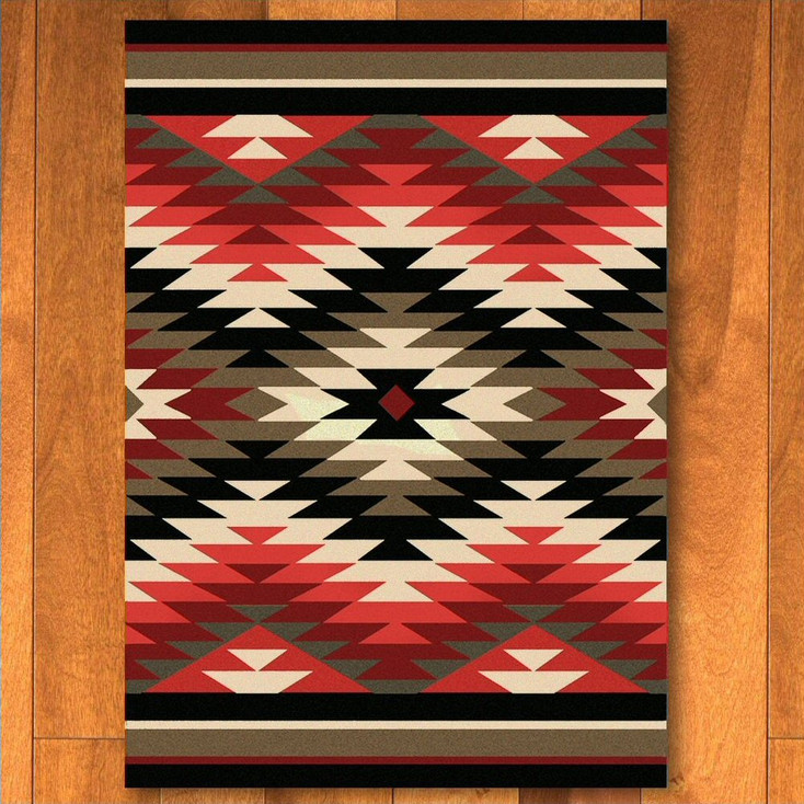 8' x 11' Starburst Original Southwest Rectangle Rug