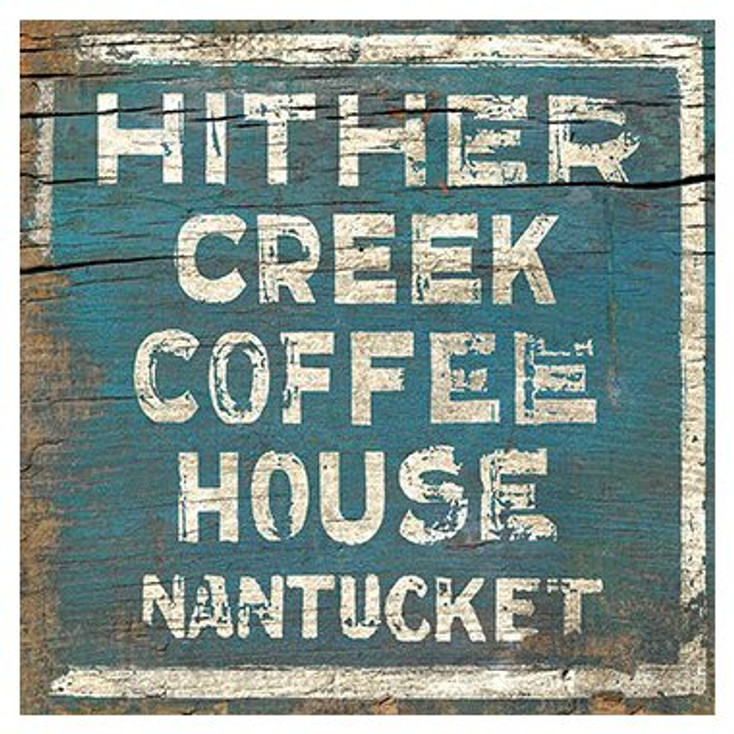 Custom Hither Creek Coffee House Vintage Style Metal Sign