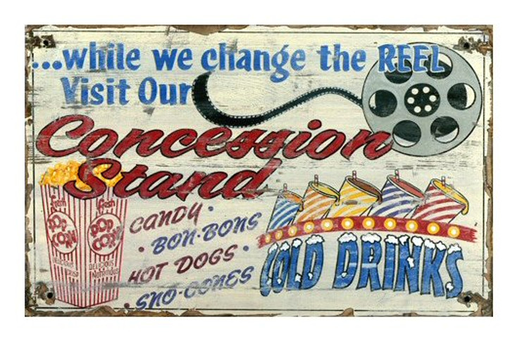 Custom Concession Stand Vintage Style Metal Sign