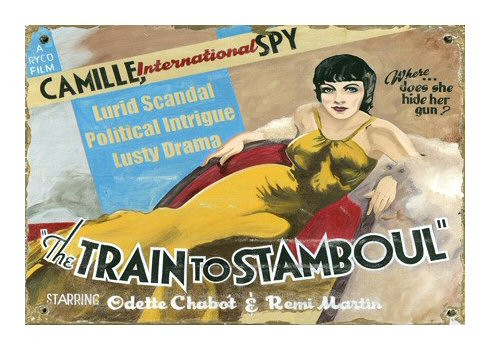 Custom Camille International Spy Vintage Style Metal Sign