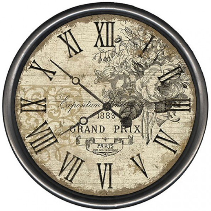 15" Custom Grand Prix Vintage Style Wooden Sign Wall Clock