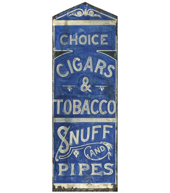 Custom Choice Cigars Tobacco & Pipes Vintage Style Wooden Sign