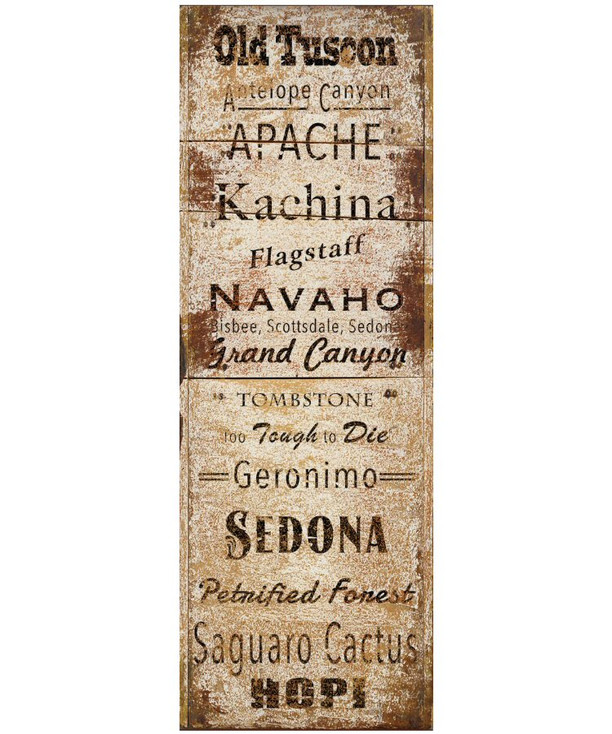 Custom Arizona Towns and Places Vintage Style Wooden Sign