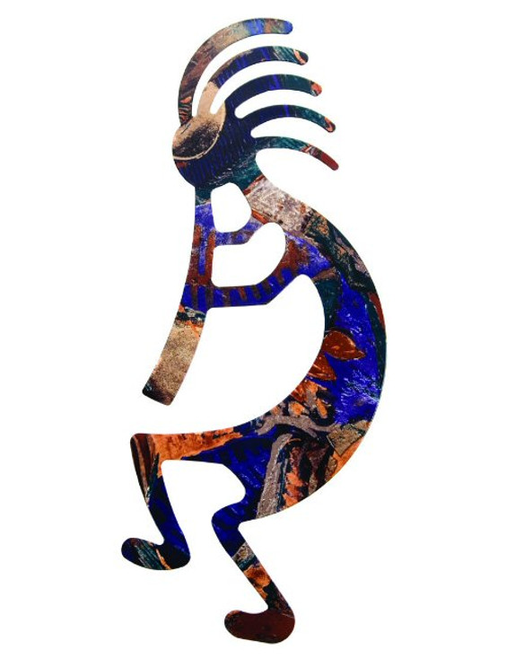 24" Kokopelli Metal Wall Art