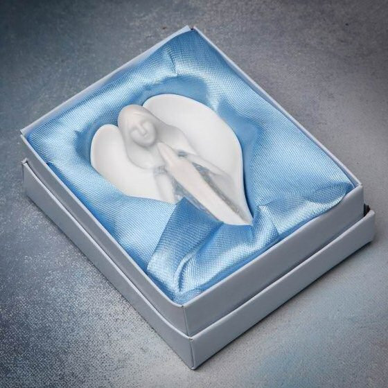 Praying Angel Christmas Tree Ornaments, Set of 4