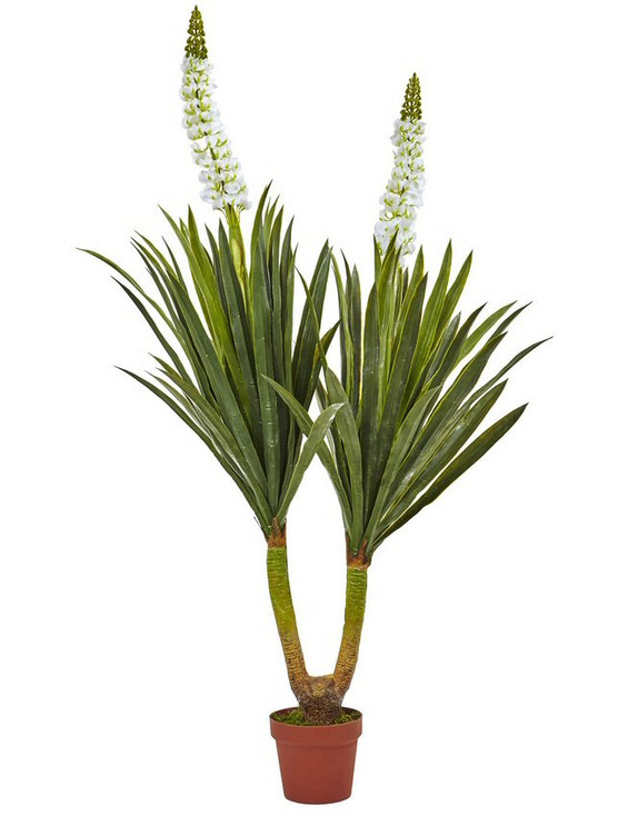 57" Flowering Yucca Silk Plant