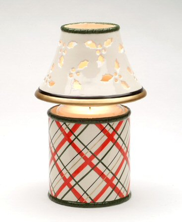 Holly Candle Jar Shade and Base